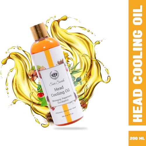Seer Secrets Natural Peppermint & Bhringraj Oil for Head Cooling | Hair Growth | Relaxation & Relief | Suitable for Men & Women | Pack of 200ML - Image 4