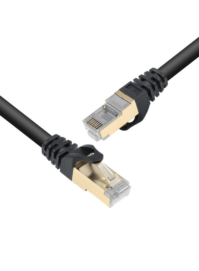 Datazone Cat8 10M Ethernet Cable High Speed 40Gbps 2000MHz Compatible with Gaming Switch PC PS5 PS4 Xbox Modem Router WIFI Extender Patch Panel Black - Image 2