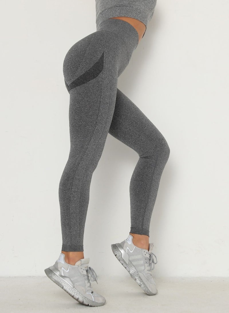 Avrini Yoga Pants High Waist Leggings Sport Pants Seamless Tummy Control Slim Stretchable Tights Waist Compression Fitness Gym for Women - Image 3