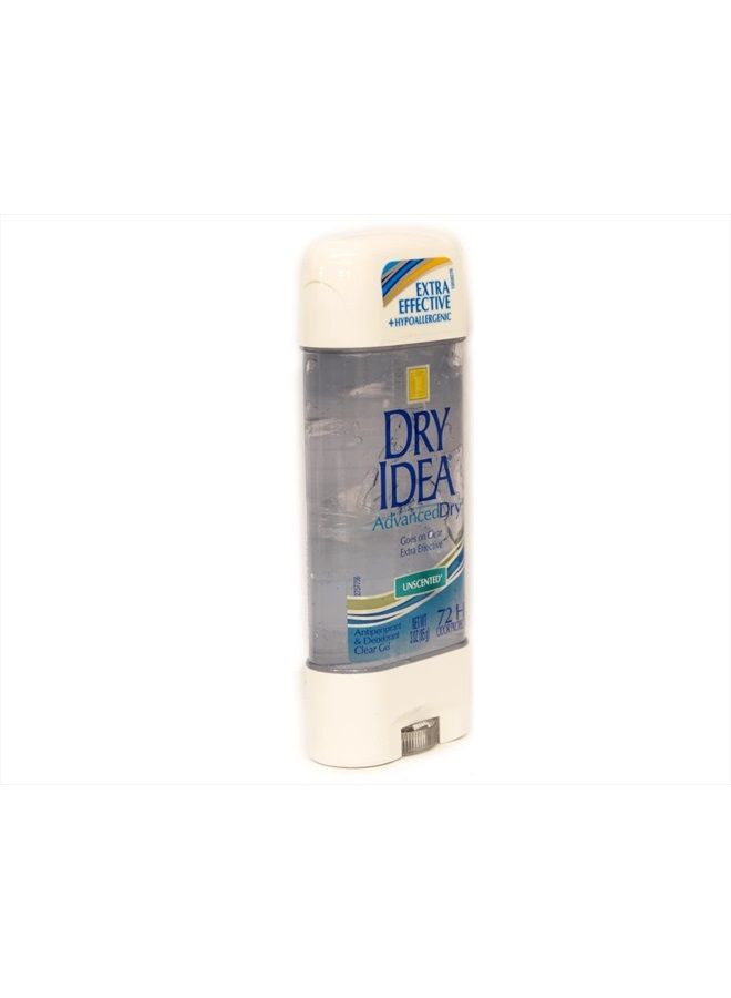 Dry Idea Advanced Dry Unscented Antiperspirant & Deodorant Clear Gel 3 oz (Pack of 2) - Image 3