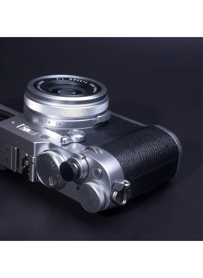 VKO Camera Soft Release Button, Shutter Button Compatible with Fujifilm X-T4 X-T30 X-T20 X-T3 X-T2 X-PRO3 X-PRO2 X100S X100T X100F X30 X-E3 RX1R RX10 II III IV M10 Black(2-Pack) - Image 3