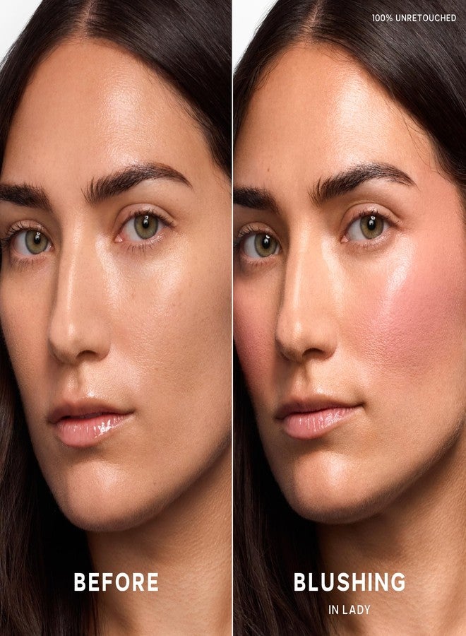 Saie Dewy Glow Duo - Dew Liquid Blush Lady (.40 oz), Mini Glowy Super Gel Warmglow (.5 oz) - Radiant Cheek Tint & Illuminating Primer for a Natural, Lit-From-Within Finish - Image 5