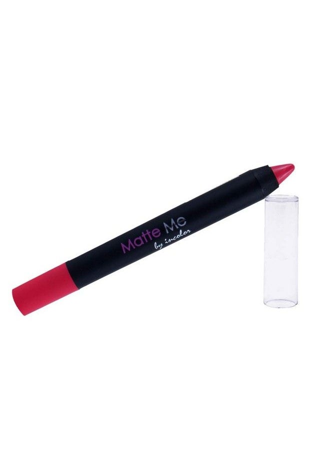 INCOLOR - Matte Me Crayon Lipstick Long Lasting Waterproof And Smooth Texture Pencil Lipstick For Girl & Women 2.3G Shade No.2 - Image 1