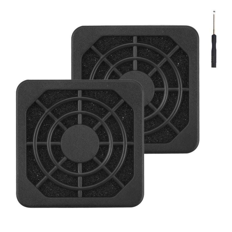 ELUTENG 2 Pack ELUTENG 40mm Fan Filter Dustproof Cover USB Cooling Ventilator Plastic Grill 40  40mm USB Fan Blower Mesh Kit Compatible for DIY 4cm Computer Case Fan Dirt Filtering 
