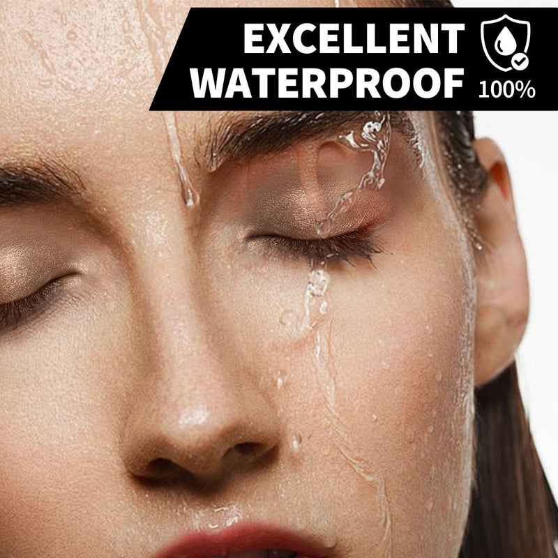 FV Waterproof Eyeshadow Stick Duo,Long-Lasting Cream Eye Shadow Makeup Sets, High Pigmented Eyeshadow Pencil with Shimmer Finish, Natural Look (Golden & Champagne) - Image 3