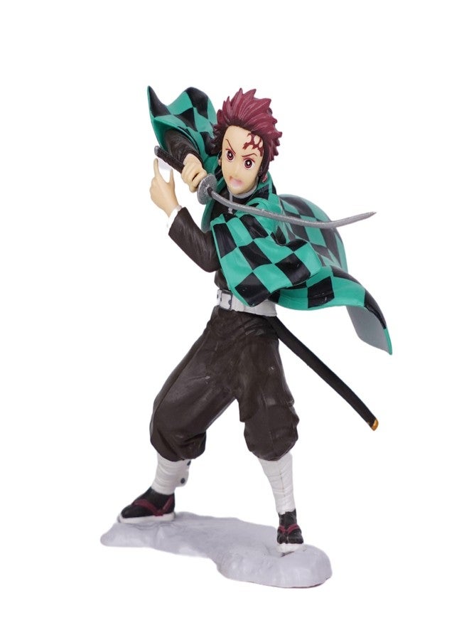 Offo Anime Tanjiro Kamado White Base Action Figure| Lightweight and Attractive Durable Toy Figures for Home Decors Office Desk and Study Table - Image 4