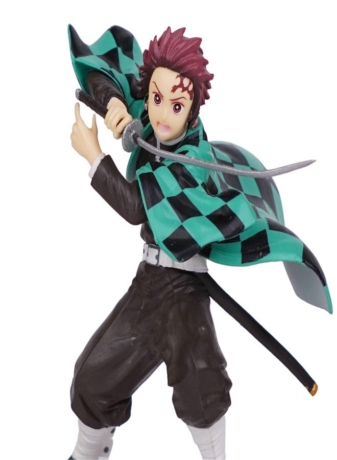 Offo Anime Tanjiro Kamado White Base Action Figure| Lightweight and Attractive Durable Toy Figures for Home Decors Office Desk and Study Table - Image 1
