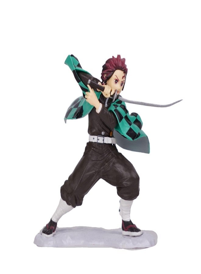 Offo Anime Tanjiro Kamado White Base Action Figure| Lightweight and Attractive Durable Toy Figures for Home Decors Office Desk and Study Table - Image 3