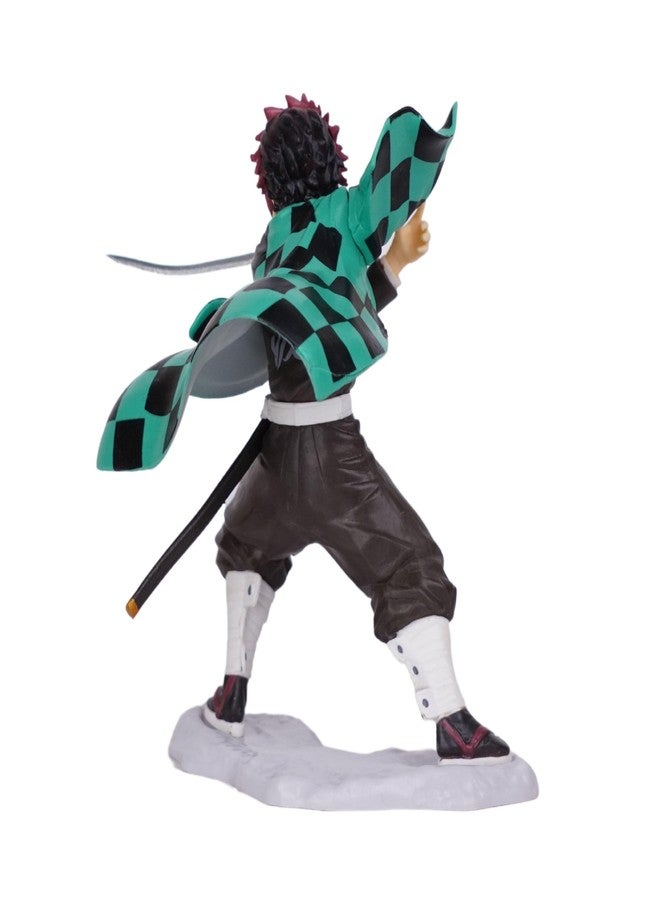 Offo Anime Tanjiro Kamado White Base Action Figure| Lightweight and Attractive Durable Toy Figures for Home Decors Office Desk and Study Table - Image 2