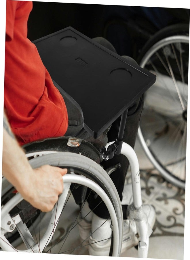 PACKOVE Wheelchair Dining Tray Table with Cup Holder Detachable Surface Lightweight and Wheelchair Accessory for Easy Mealtime and Mobility Scooter Use - Image 5
