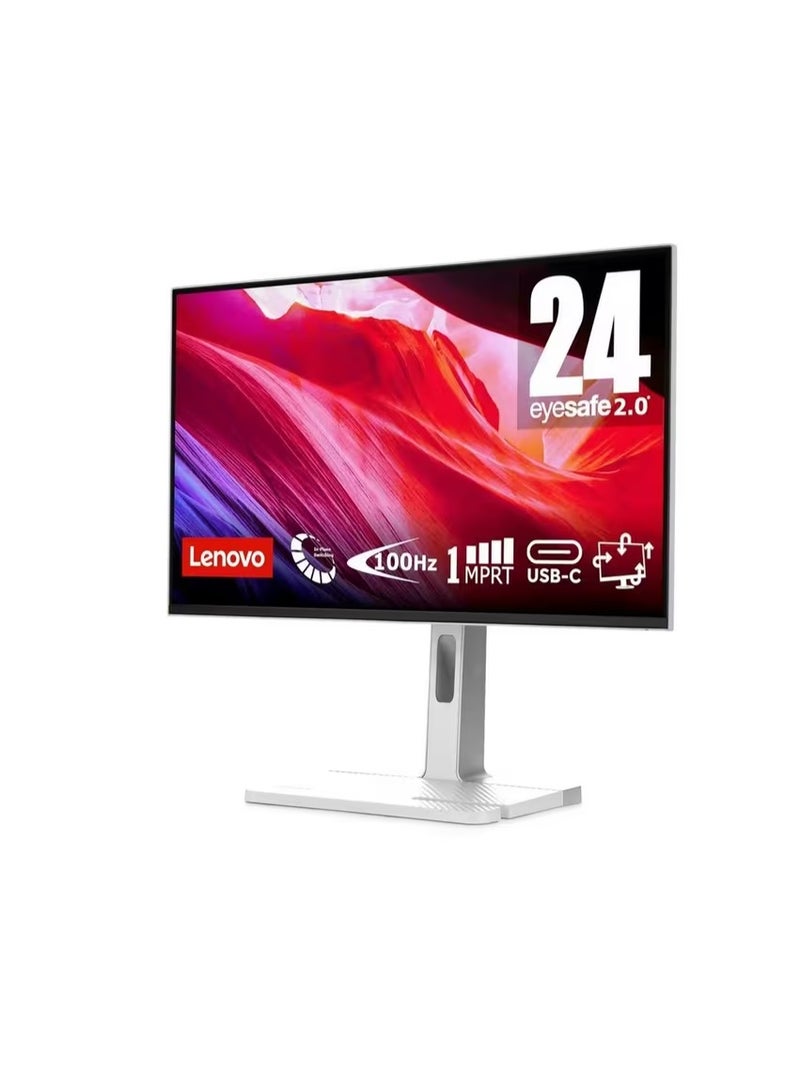 Lenovo L24m-4A Gaming Monitor, 23.8 inch FHD - 100Hz, IPS, Grey black - Image 3