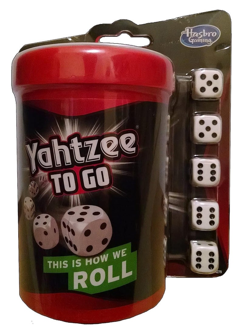 HASBRO - GAMING - Hasbro Yahtzee to Go Travel Game 2014 Gaming - Image 1
