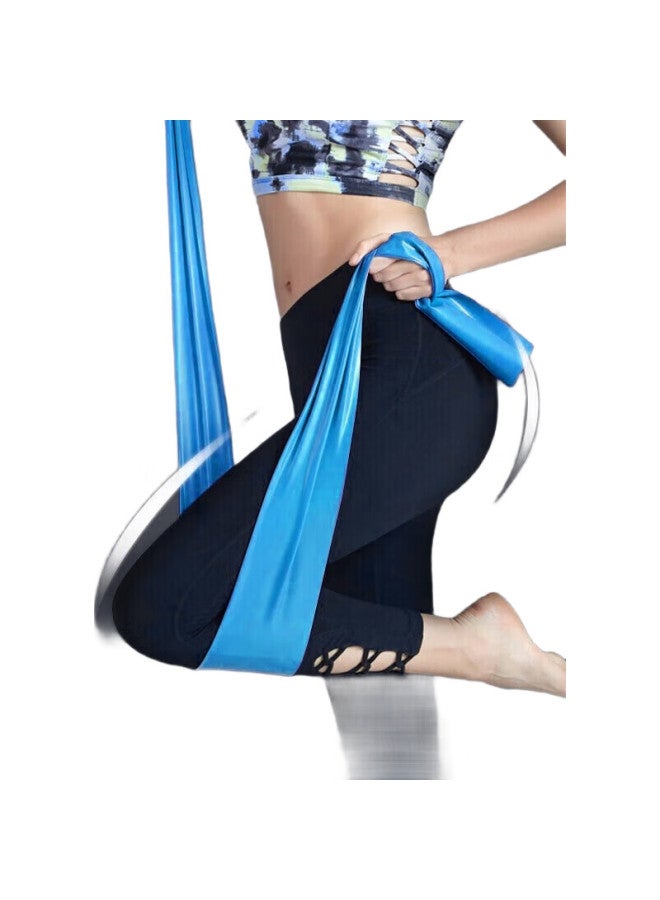 Dweck Elastic Resistance Band For Yoga, Fitness, Strength Training, Stretching, Men And Women, Blue-Green, 28 Pounds - Image 3