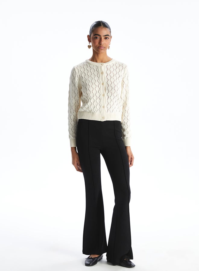 LC WAIKIKI Extra Slim Fit Flared Women's Trousers - Image 1