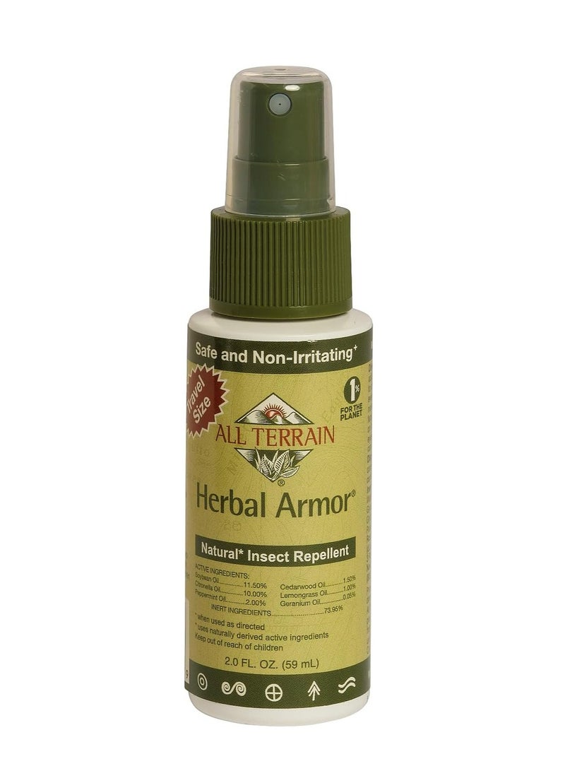 All Terrain Herbal Armor Natural Insect Repellent DEET-Free Pump Spray 2 oz 59ml - Image 1