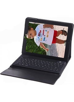 Leather Wireless Bluetooth Keyboard Case for Samsung Galaxy Note 10.1(Black)