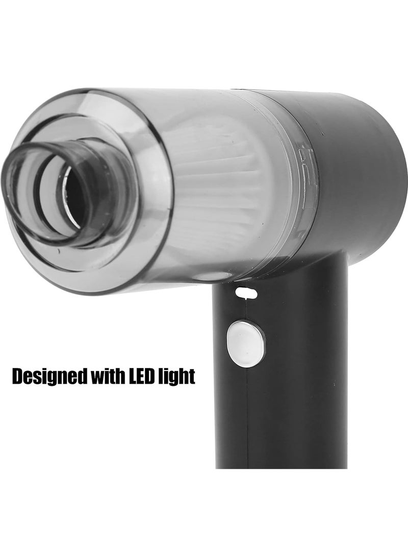 ELTRAZONE Handheld Vacuum Cleaner, Mini Cordless Vacuum Cleaner with Transparent Storage for Home Office Hair Salon, Rechargeable Lightweight Portable Vacuum Cleaner - Image 4