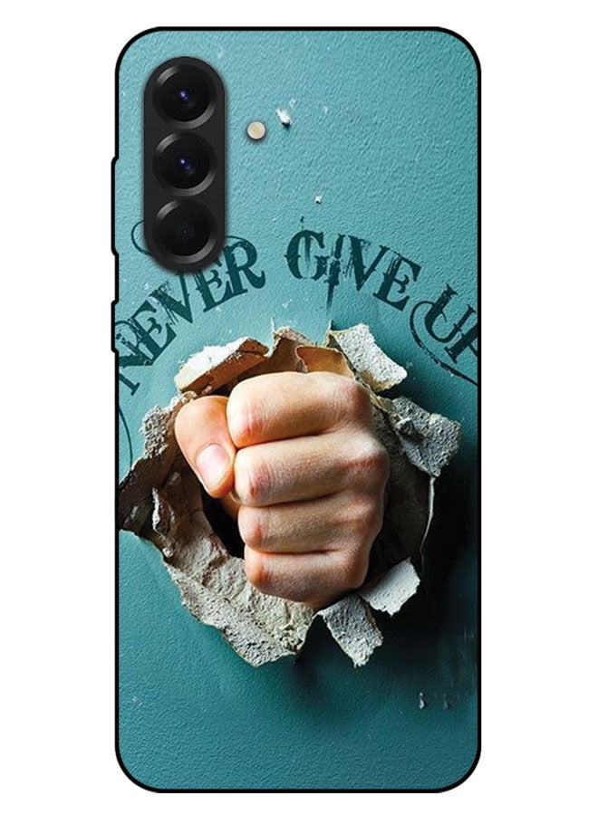 الصيد العين غطاء حماية مطبوع لهاتف سامسونج جالاكسي A56 - لا تستسلم أبدًا - Image 1