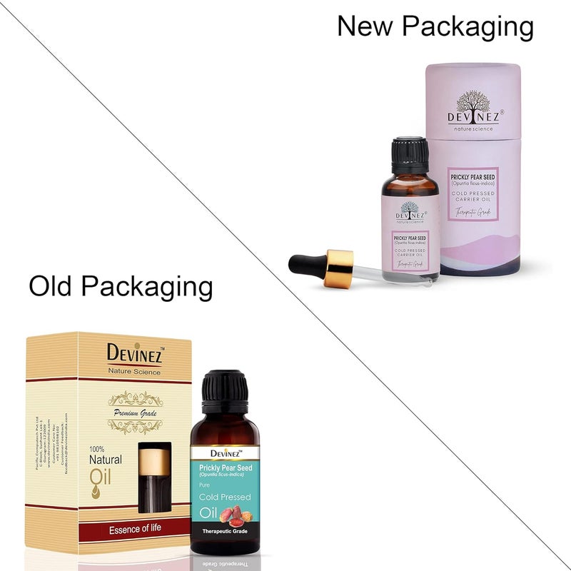 Devinez Prickly Pear Seed Essential Oil Pure Natural and Undiluted 30ml in Glass Bottle - Image 2
