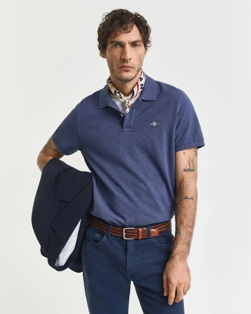 GANT Regularular Fit Shield Piqué Polo Shirt