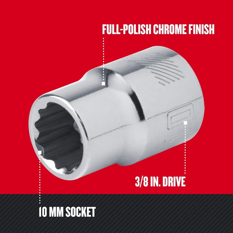 CRAFTSMAN CRAFTSMAN 38 Drive Metric 12 Point Standard Socket CMMT44302  - Image 2