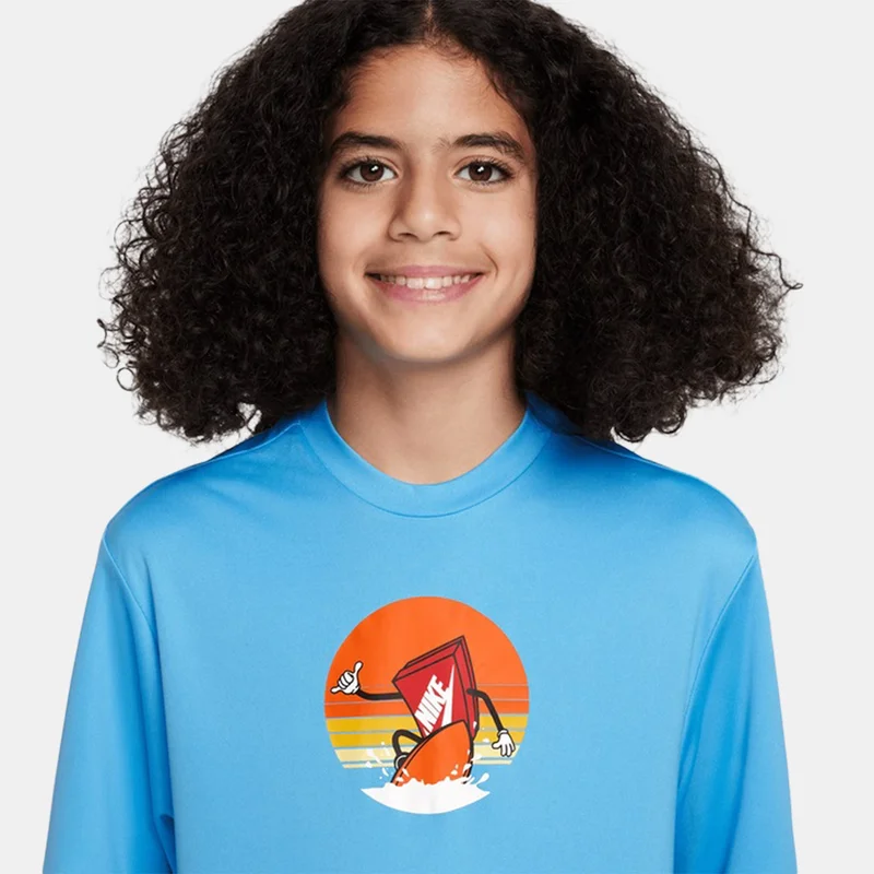 Nike Kids' Logo Hydroguard Swimming T-Shirt