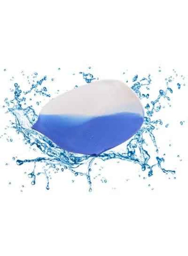 MUMS PLANET High-performance silicone swim cap with a hydrodynamic shape, one size fits all for adults - multi-color-Swimming cap - beach and pool supplies - Image 1