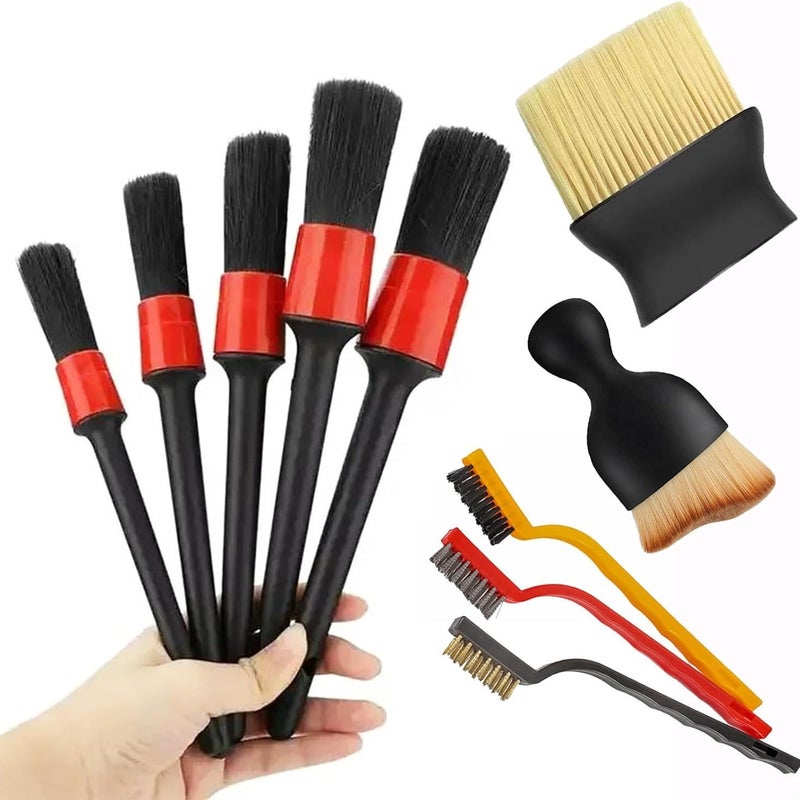 15-Piece Car Air Outlet Detail Gap Brush Gap Detail Brush Car Cleaning Brush Suit Detail Brush Suit - Image 4