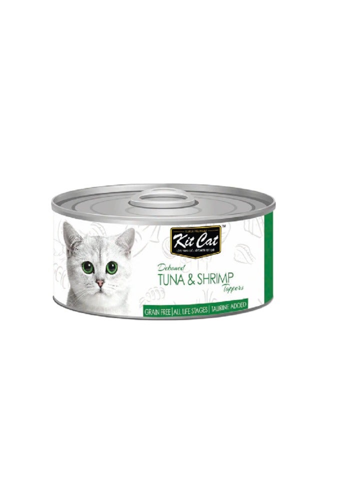 Kit Cat Grain Free Tuna & Shrimp Topper Wet Cat Food - Image 1