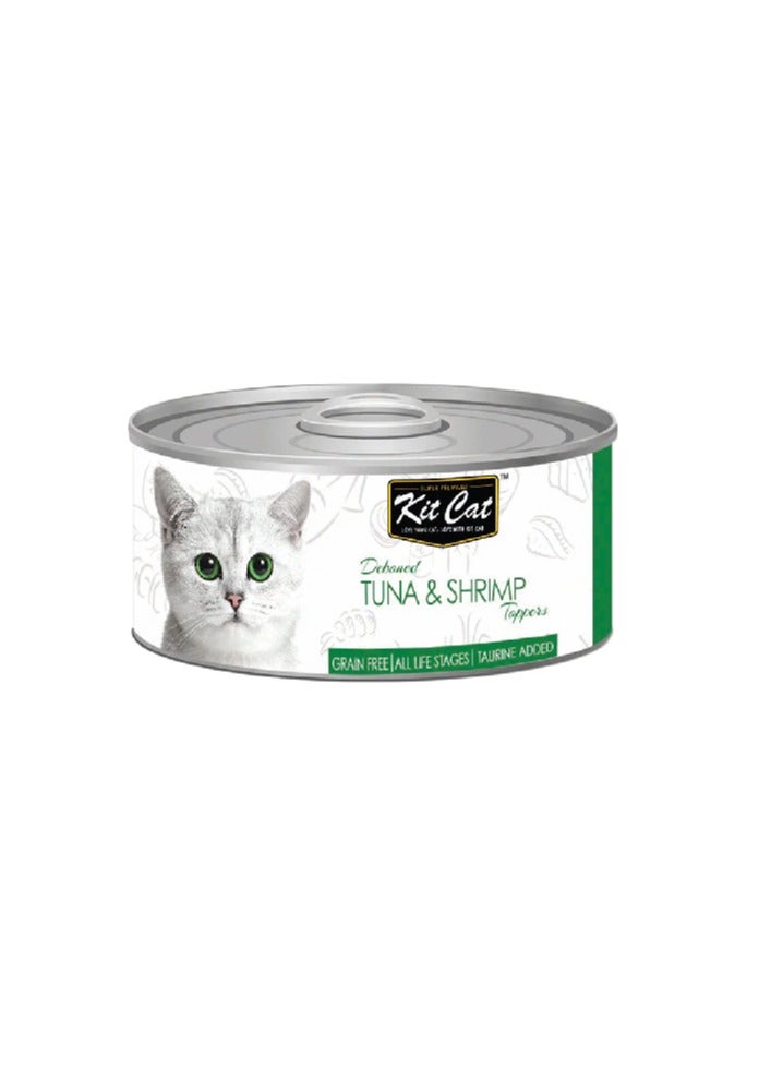 Kit Cat Grain Free Tuna & Shrimp Topper Wet Cat Food - Image 2