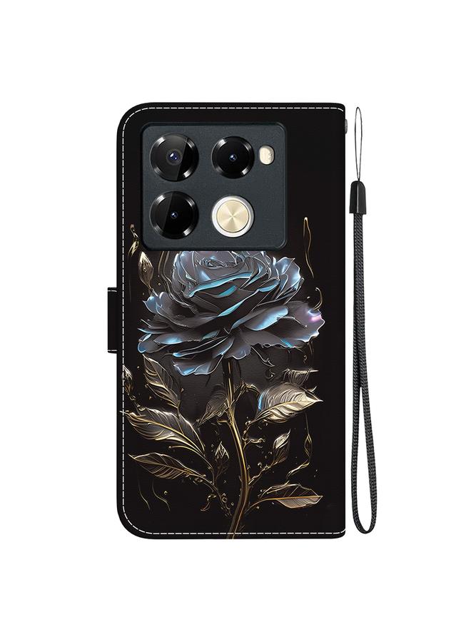 Zaboon Case For Infinix Note 40 Pro 5G / 40 Pro 4G Crystal Texture Colored Drawing Leather Phone Case - Image 4