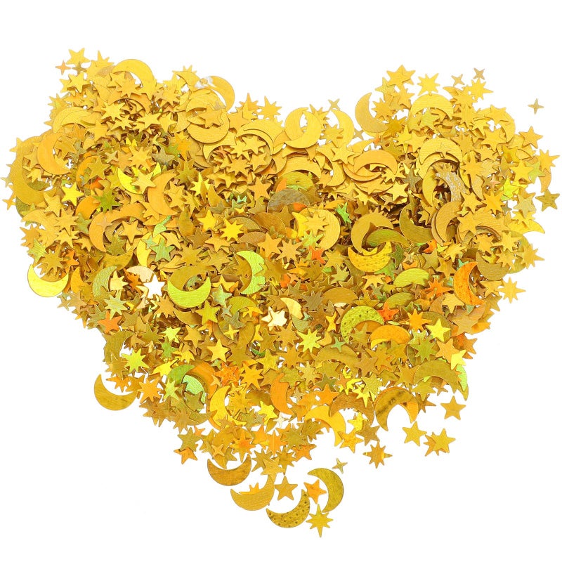 Holographic Gold Confetti 60G Bag For Wedding Birthday Party Decorations - Image 2