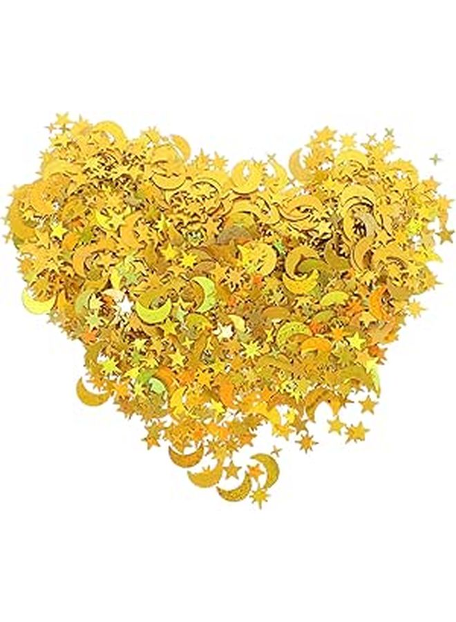 Holographic Gold Confetti 60G Bag For Wedding Birthday Party Decorations - Image 1