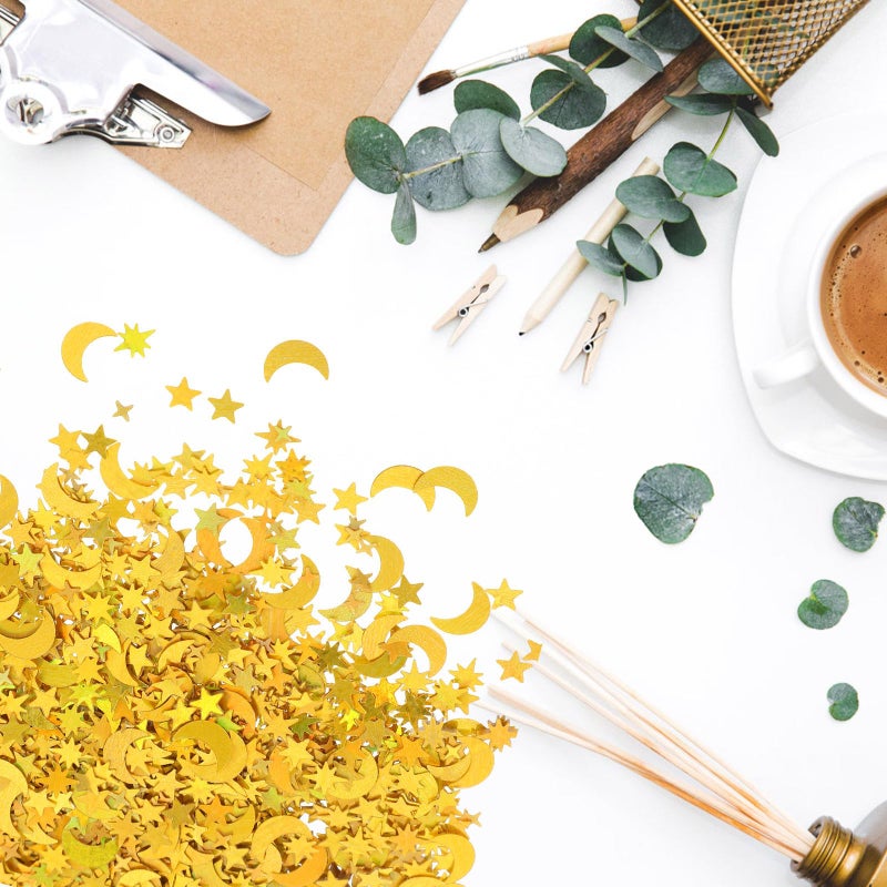 Holographic Gold Confetti 60G Bag For Wedding Birthday Party Decorations - Image 4