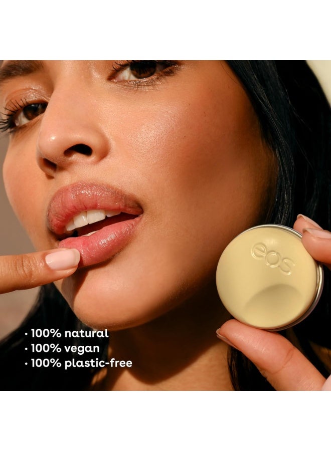 eos Plant-Based Vegan Lip Salve - Vanilla Bean, 100% Natural Formula, Cocoa Butter Lip Balm with Upcycled Olive Squalane, Cruelty-Free, 0.42 oz - Image 3