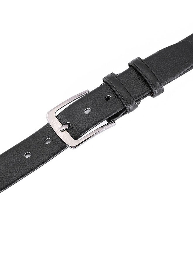 Generic Men's Belt, Stylish And Classic Design, Suitable For Work, Business And Leisure. Men's Formal Belt Black Jeans Belt  - Image 2