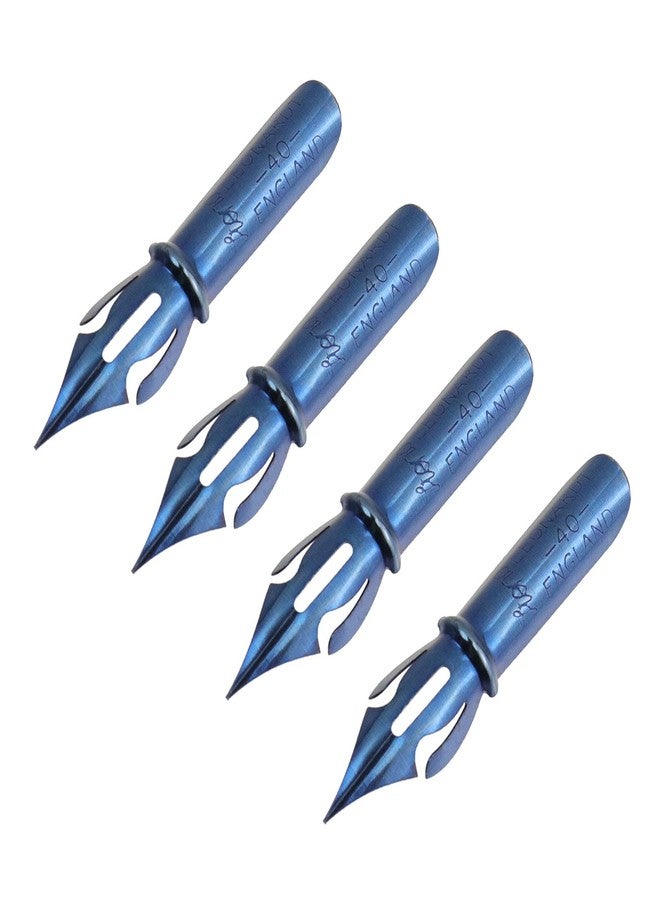 Chinflly 4 Pcs Dip Pen Replacements Steel Pumpkins Calligraphy Nibs for Writing Painting - Image 1