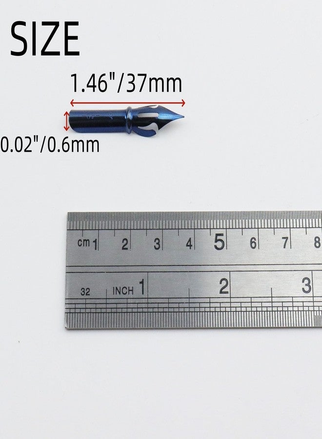 Chinflly 4 Pcs Dip Pen Replacements Steel Pumpkins Calligraphy Nibs for Writing Painting - Image 2