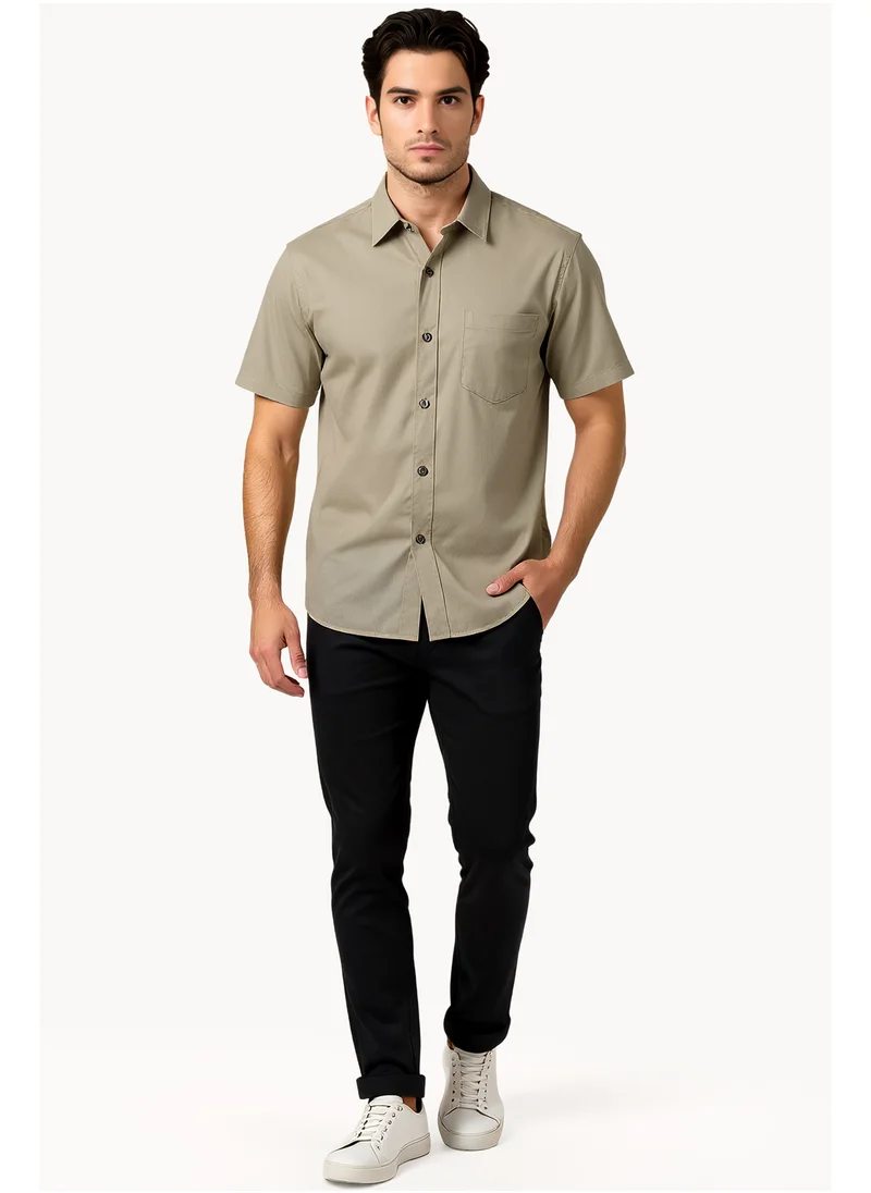 French Connection Short Sleeve Viscose Blend Shirt