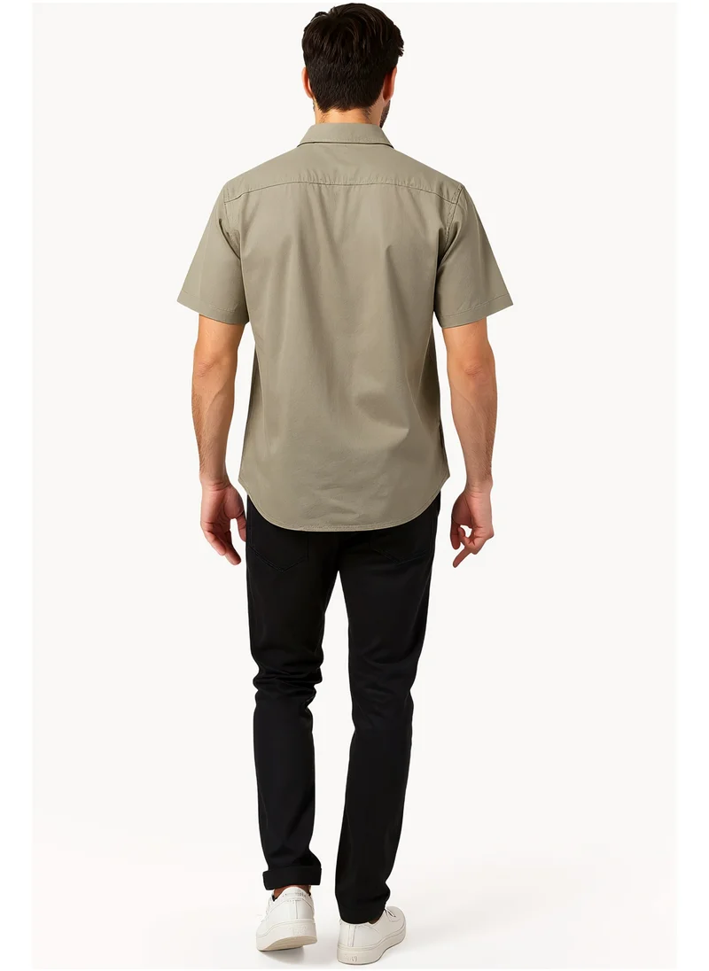 French Connection Short Sleeve Viscose Blend Shirt