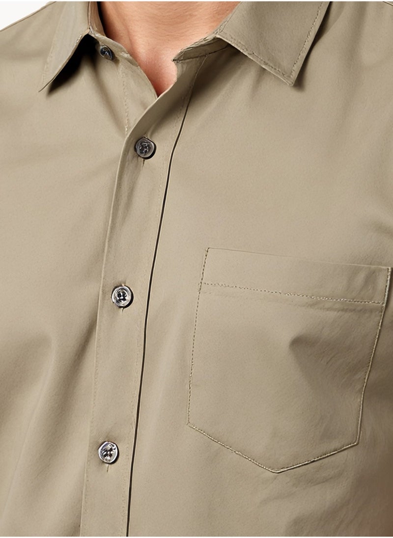 French Connection Short Sleeve Linen Blend Shirt  - Image 4