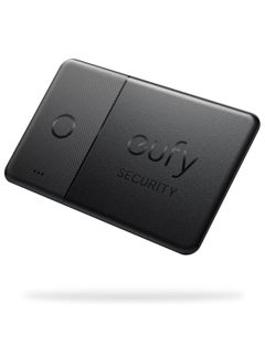 eufy Security by Anker SmartTrack Card (Black, 1-Pack), Works with Apple Find My (iOS Only), Wallet Tracker, Phone Finder, Water Resistant(Android Not Supported) - 18 Months Warranty