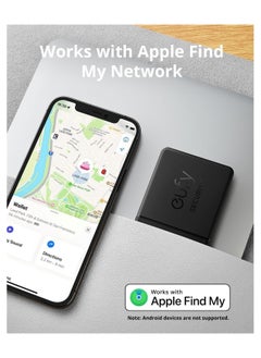 eufy eufy Security by Anker SmartTrack Card (Black, 1-Pack), Works with Apple Find My (iOS Only), Wallet Tracker, Phone Finder, Water Resistant(Android Not Supported) - 18 Months Warranty  - Image 2