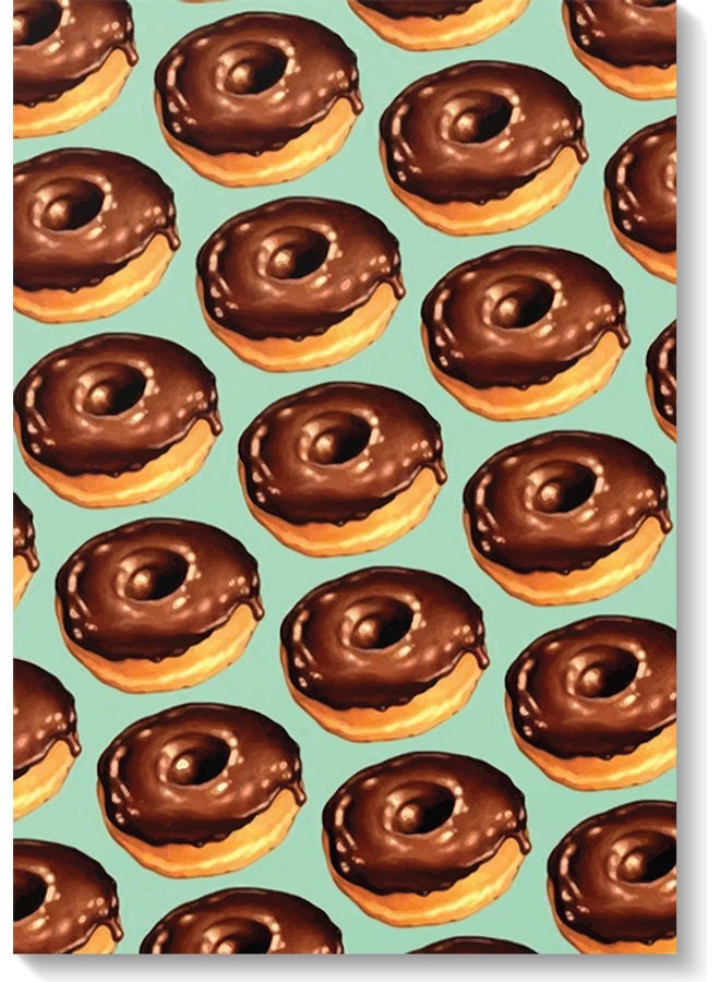 RYN Donuts Wall Art Painting Multicolour 40x60cm - Image 1