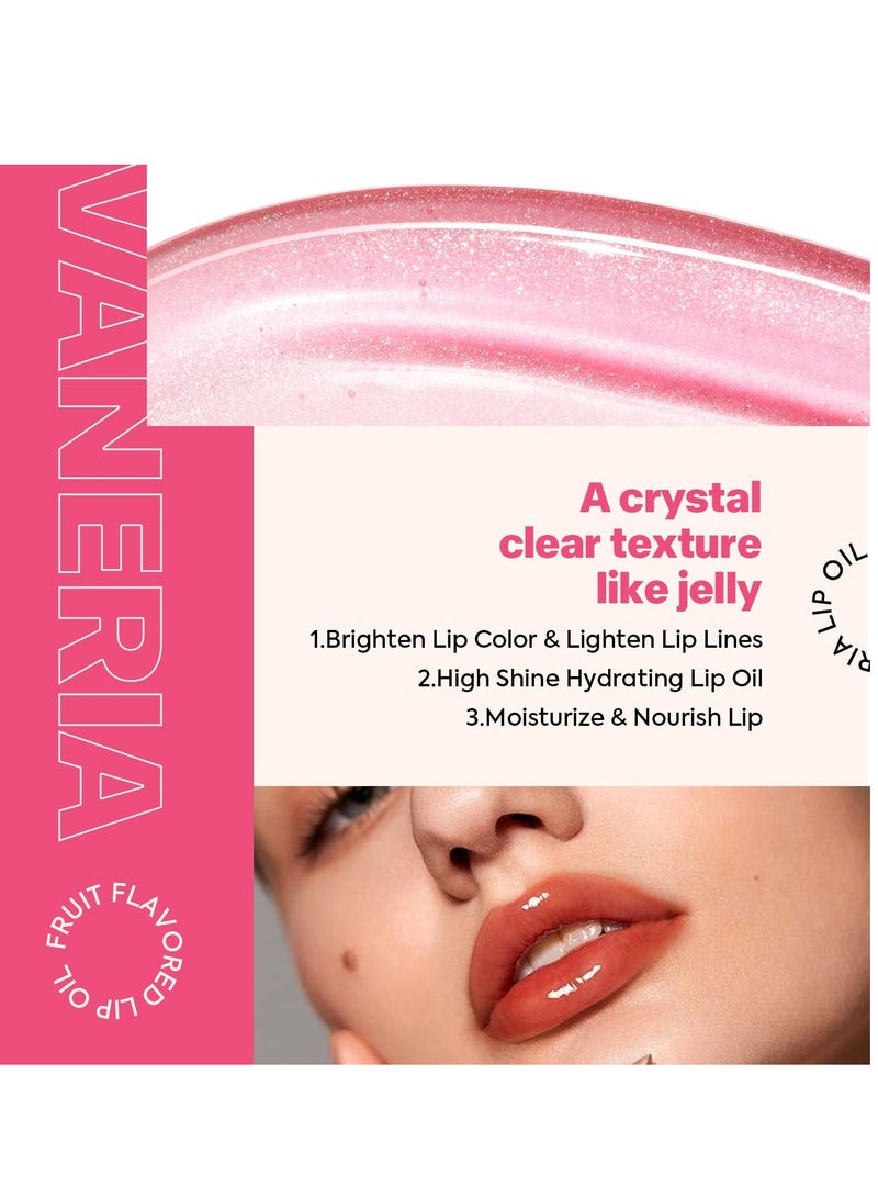 KASTWAVE Hydrating Lip Glow Oil, Plumping Lip Gloss, Moisturizing Lip Oil Gloss, Non-sticky Lip Oil for Lip Care and Dry Lips, Clear Lip Oil Gloss, Moisturizing Hydrating and Nourishing, Long Lasting( 4.5ml ) - Image 3