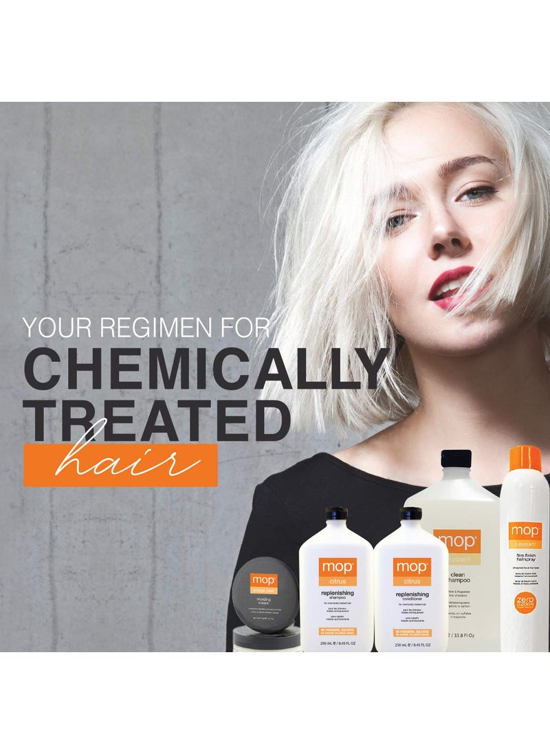 Mop MOP Citrus Replenishing Shampoo For Chemically Treated Hair  Replenishes Restores  Hydrates Damaged Hair Adds Shine  Paraben  Sulfate Free  - Image 2