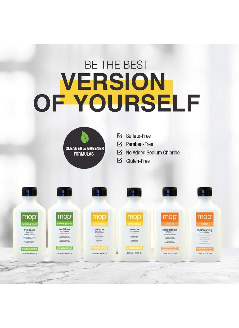 Mop MOP Citrus Replenishing Shampoo For Chemically Treated Hair  Replenishes Restores  Hydrates Damaged Hair Adds Shine  Paraben  Sulfate Free  - Image 5