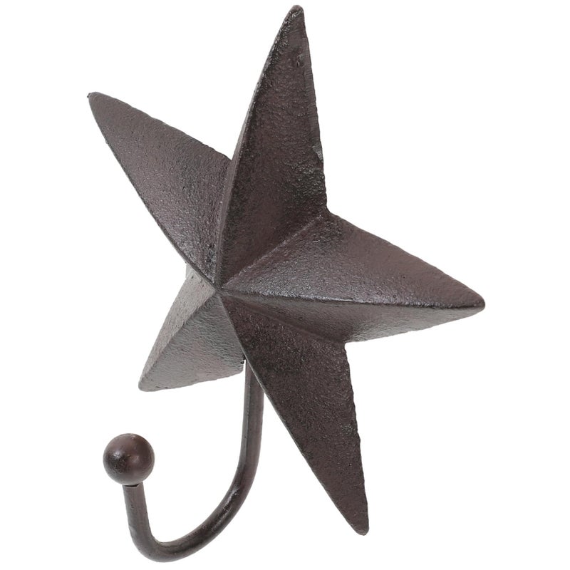 Vintage Iron Wall Mount Hooks Multi Functional Coat Hanging Decorative - Image 2