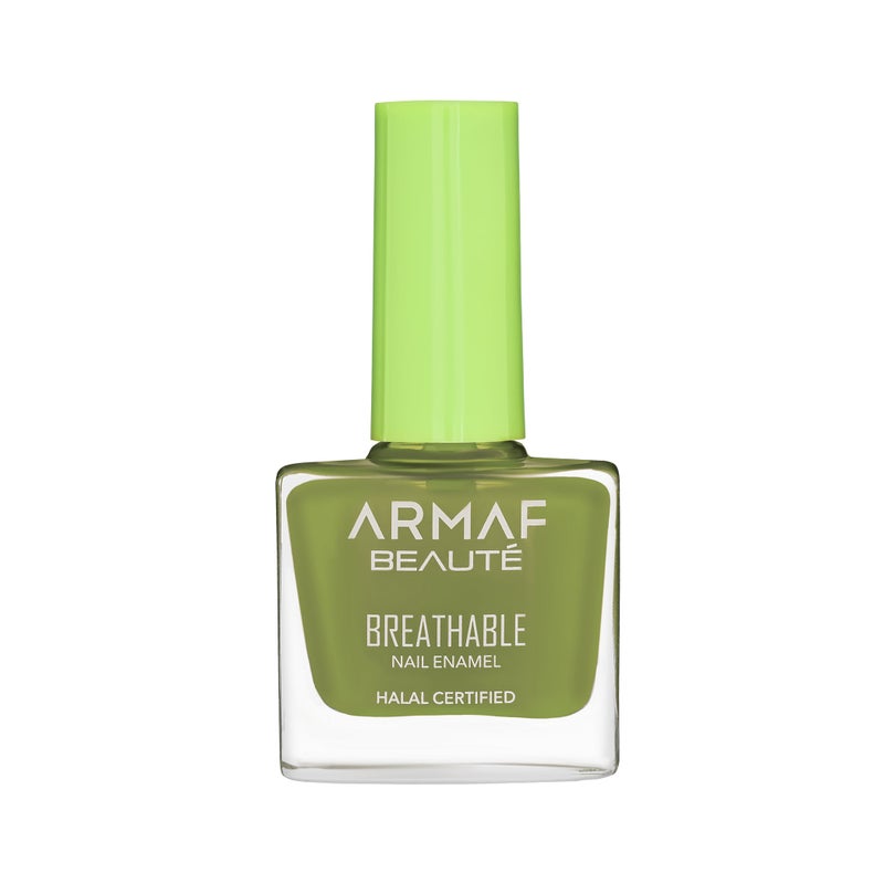 Armaf Beaute Armaf France Breathable Nail Enamel 9ml, HL331 Military Blaze, Long Lasting Nail Polish, Halal Certified, High Shine, Quick Dry Resistant, Long Lasting, Lightweight & Non Sticky, Best For Every Outfit