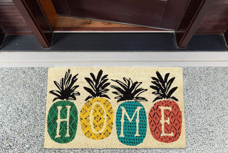 DII Bulk order available stock Natural Coir Doormat, Home Sweet Home Mat, Pineapple Home, 18x30" Varied size selections - Image 4